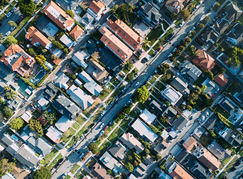 Aerial View of a Houses