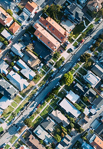 Aerial View of a Houses