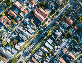 Aerial View of a Houses