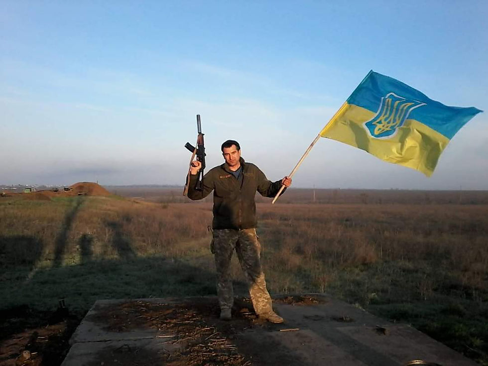 Євгеній Гладій на навчаннях в Широкому лану. Фото надане сестрою