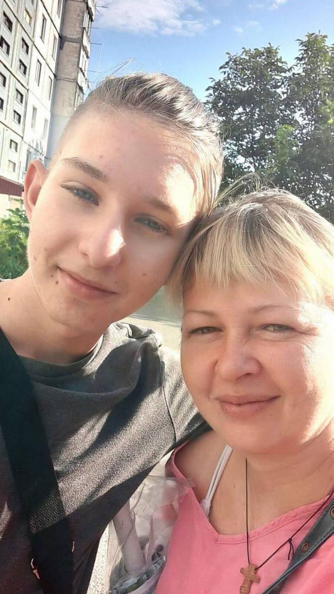 Мама Інна зі старшим Кирилом. Фото: з особистого архіву родини