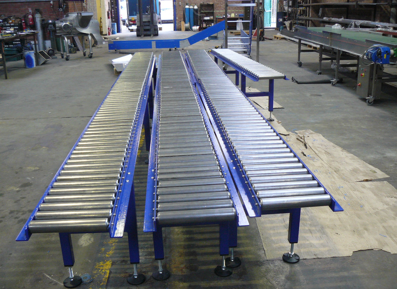 Central Conveyors Gravity Roller Conveyors UK