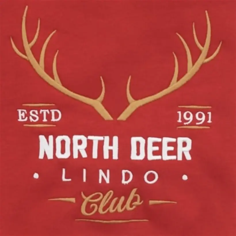 Küçük resim: Lindo Club N. Deer Köpek Sweatshirt Kırmızı Beden 3