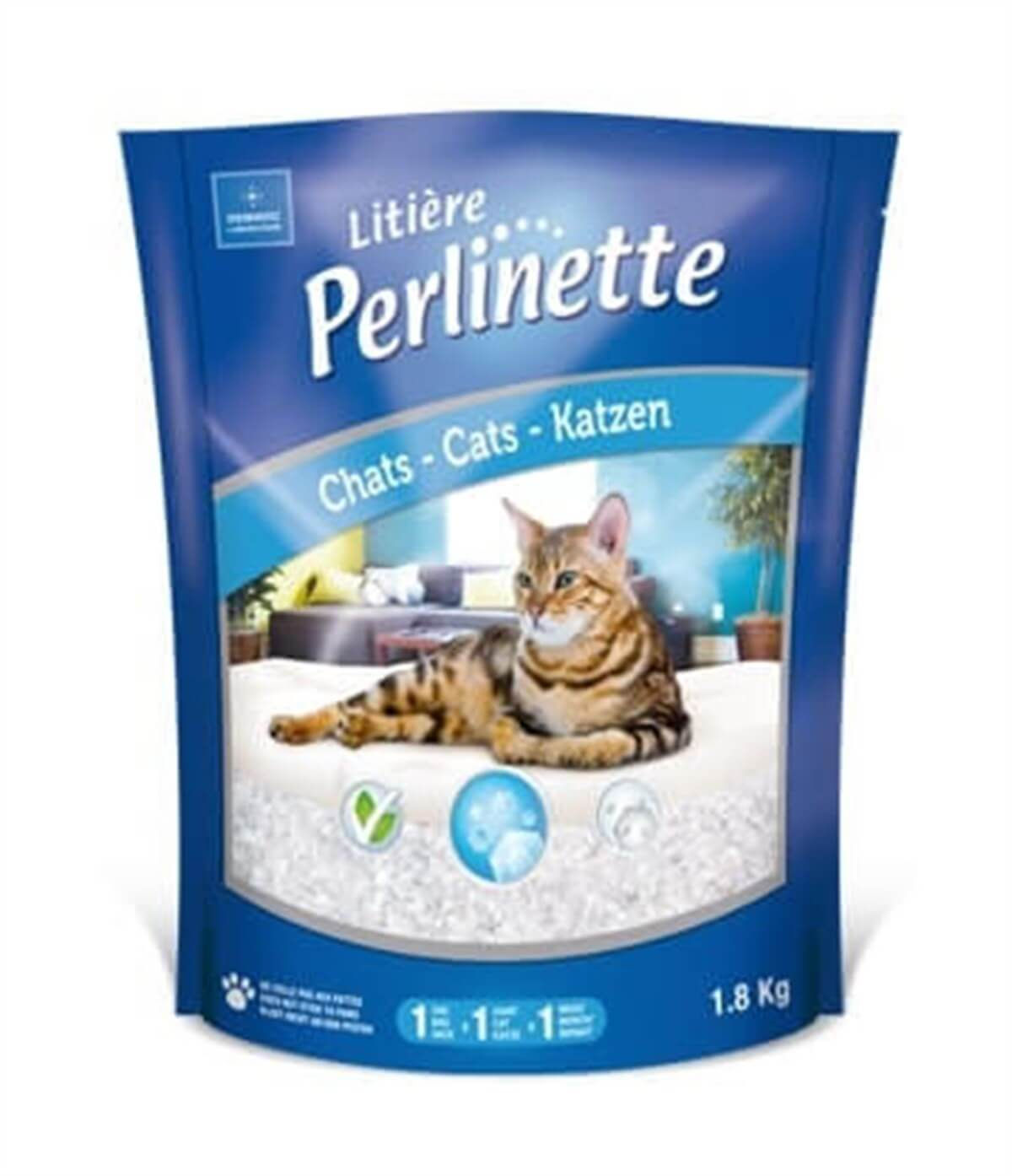 Perlinette Yetişkin ve Hassas Kediler İçin Kalın Kristal Kum 1,8 kg