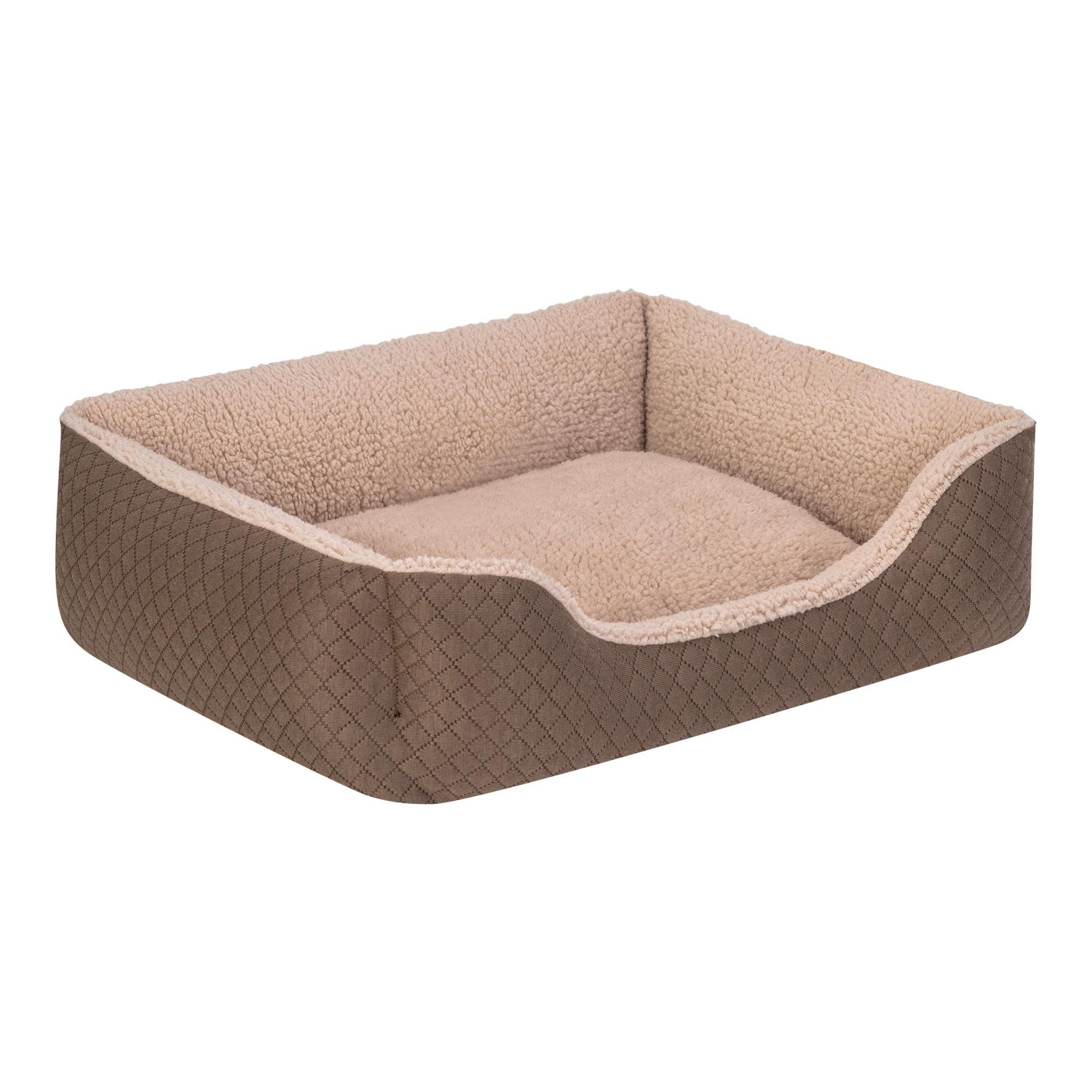 Pet Comfort Bravo Duo Köpek Yatağı Kahverengi/Bej M 75x60cm