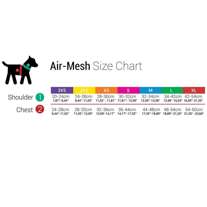 Küçük resim: Tailpetz Air-Mesh Harness Göğüs Tasması BLACK XL