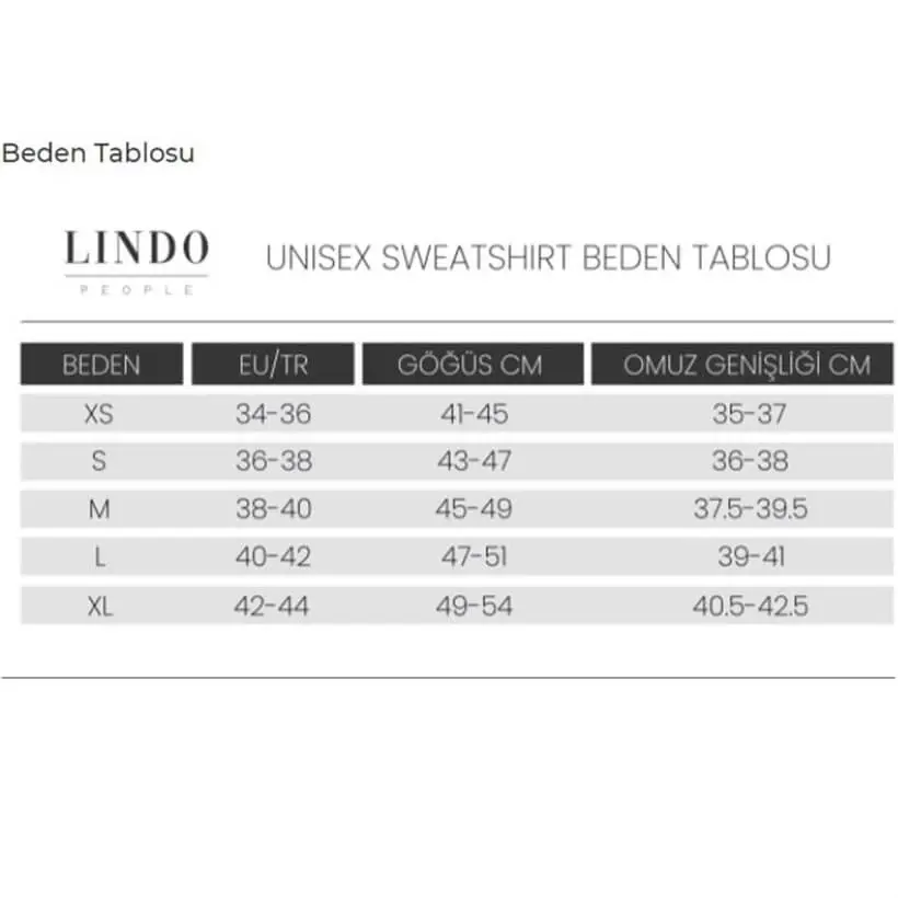 Küçük resim: Lindo People Boston Unisex Sweatshirt XS