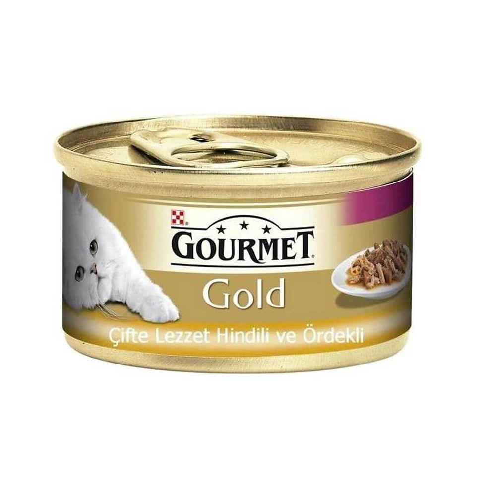 Küçük resim: ProPlan Gourmet Gold Hindili Ördekli Kedi Konservesi 85 Gr