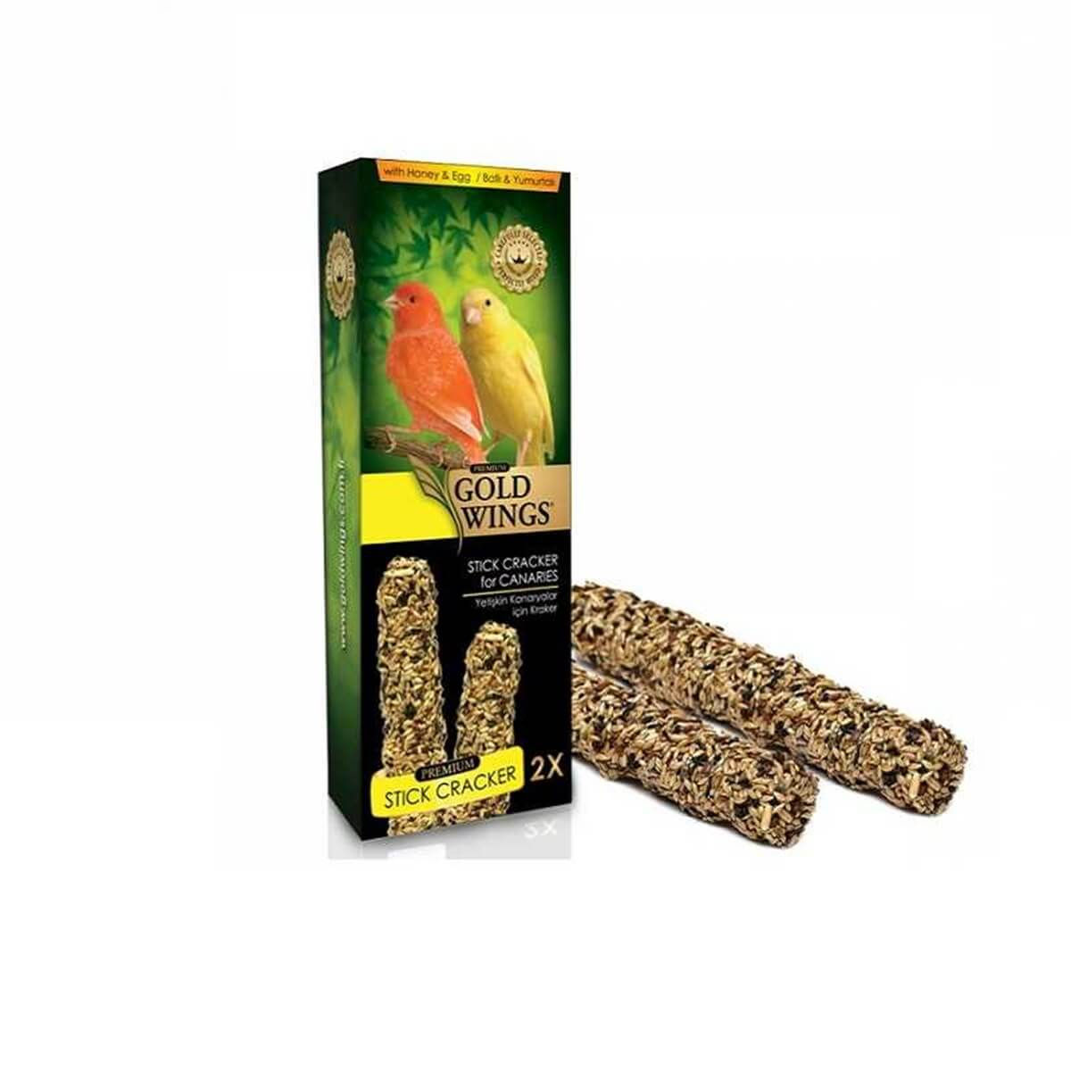 Gold Wings Premium Ballı Kanarya Kraker 2li Paket