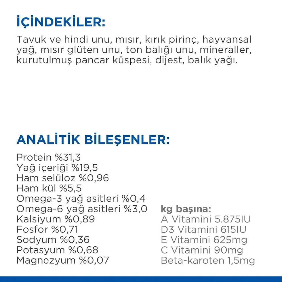 Küçük resim: Hills Feline Tuna Balıklı Yetişkin Kuru Kedi Maması 1.5 Kg