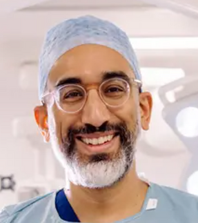 NHS urology clinician (Prof Rajan)