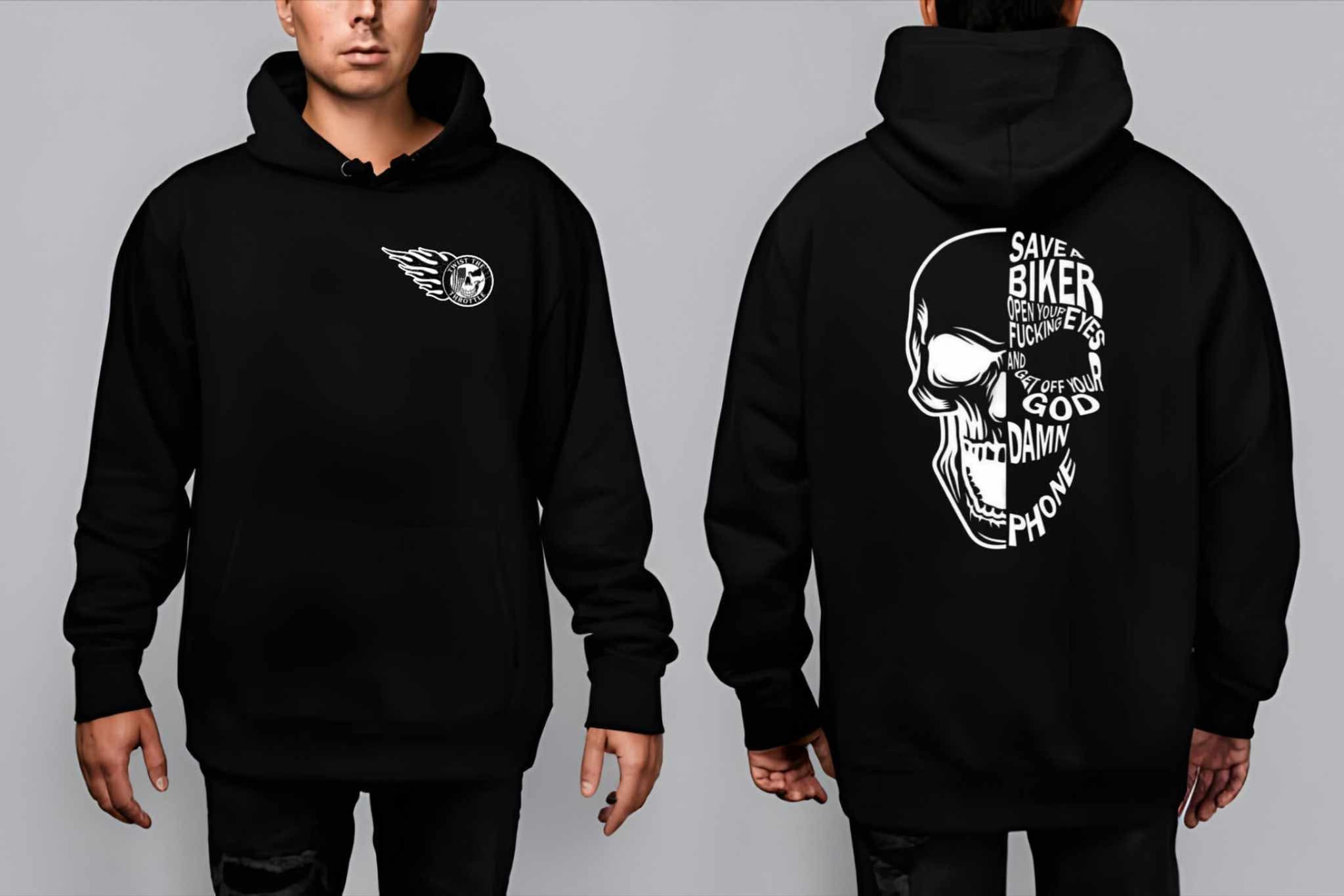 Save A Biker Hoodie 