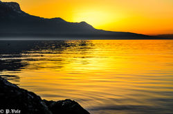 Coucher du Soleil Mont. -Vevey-  CH.-3085