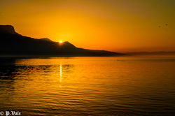 Coucher du Soleil Mont. -Vevey-  CH.-3067