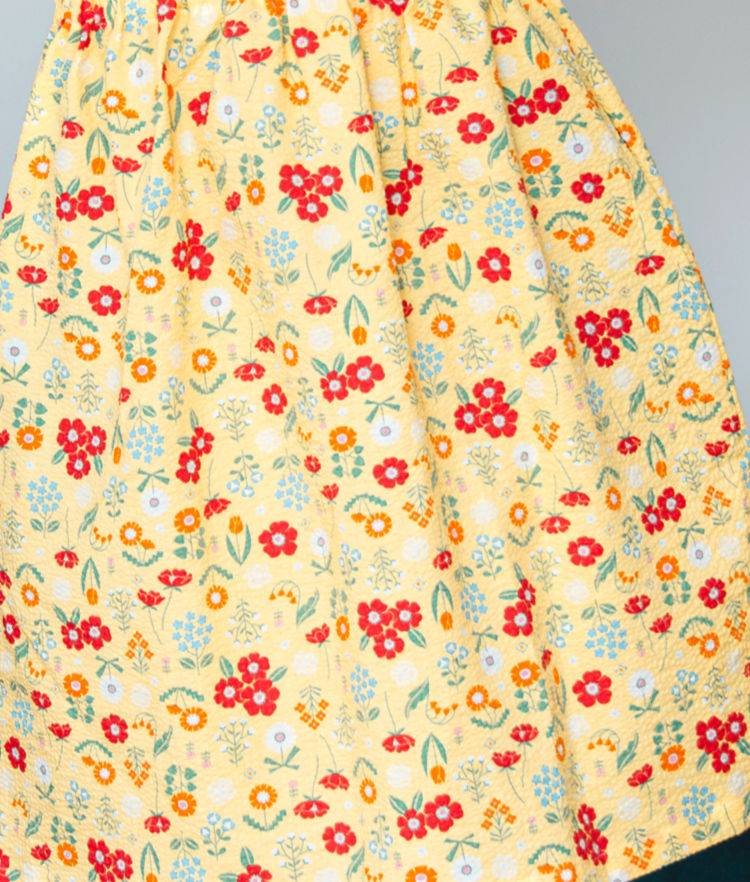 Miniatura: Gonna Fiorellini Giallo