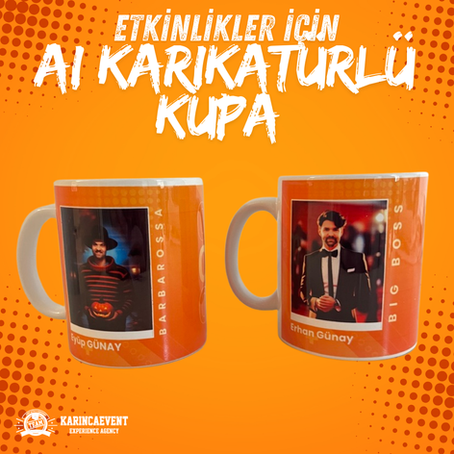 AI CARTOON KUPA BARDAK ETKINLIGI