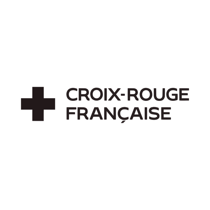 Logo de la Croix-Rouge française, engagement humanitaire et soin