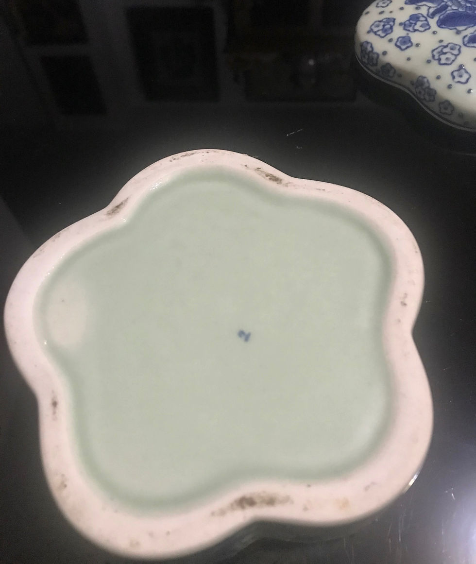 Miniatura: Scatola contenitore in ceramica cinese