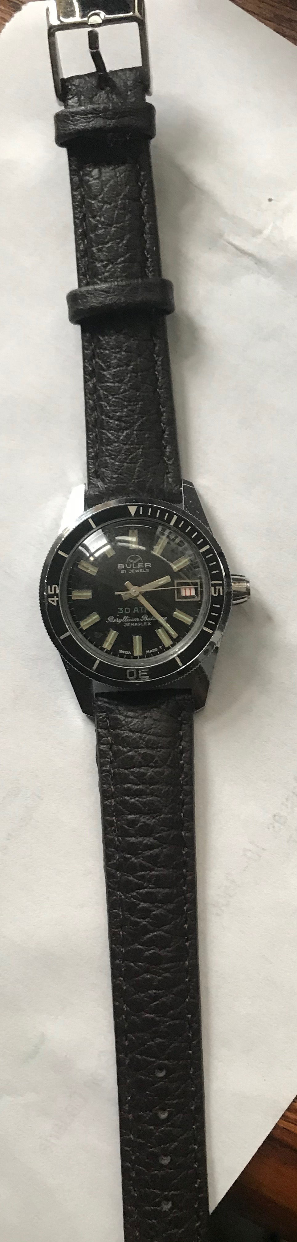 Orologio vintage Buler automatic 30ATM