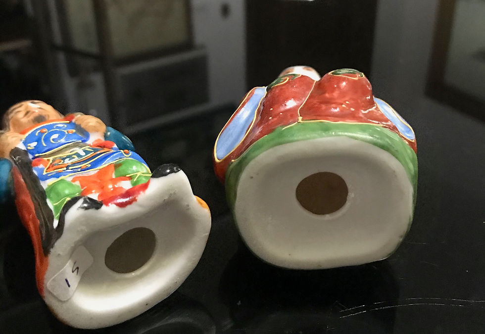 Miniatura: 4 Statuine in ceramica cinese
