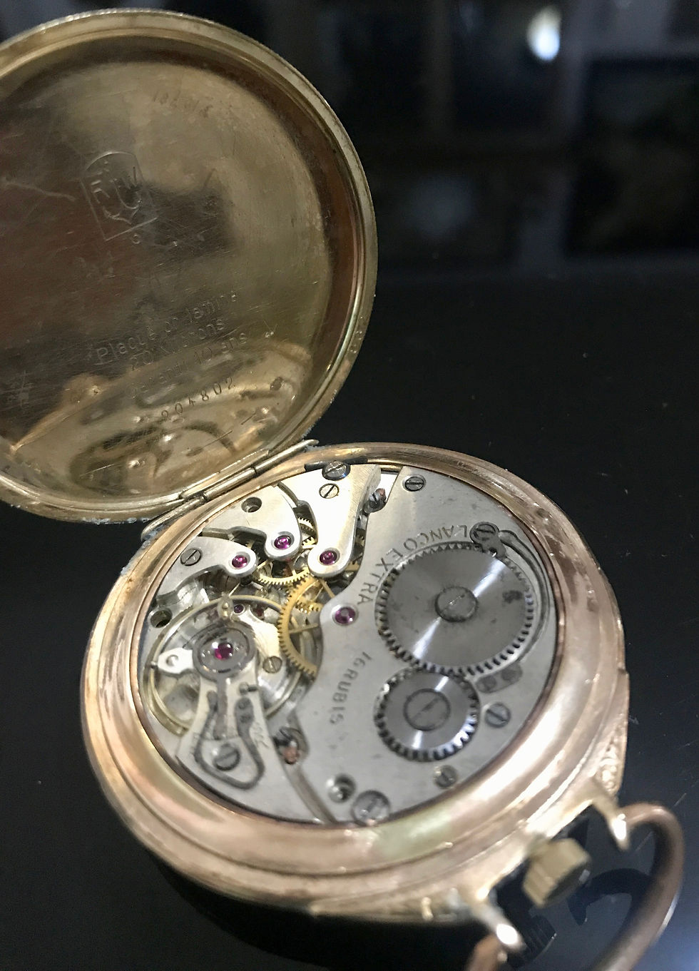 Miniatura: Lanco Extra da taschino del 1939 placcato oro