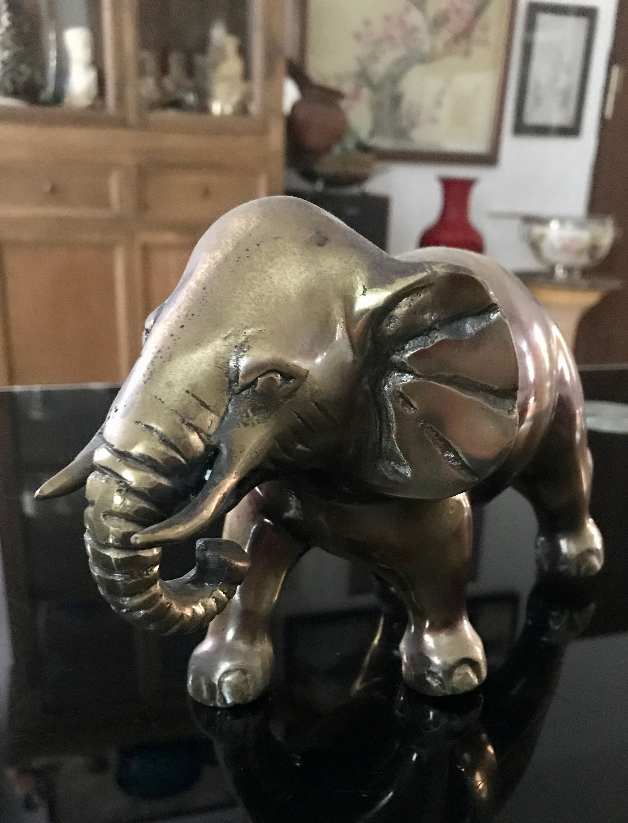 Elefante in bronzo/ottone