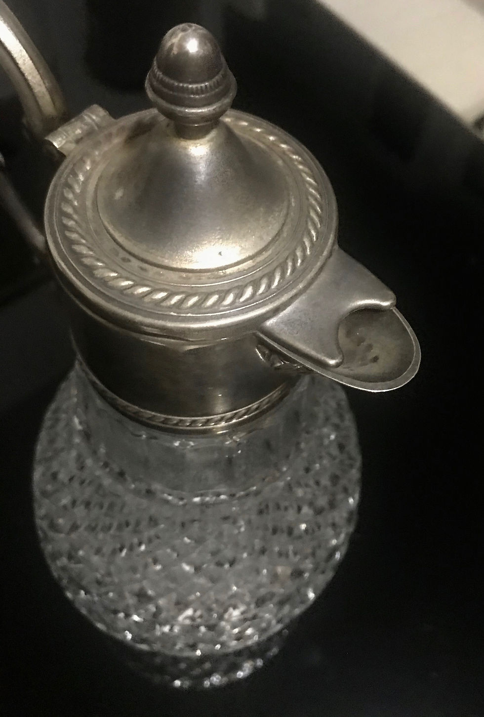 Miniatura: Caraffa in vetro e Silverplate SHERATONN