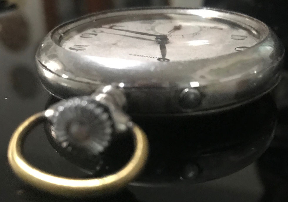 Miniatura: Orologio da taschino Longines anni '30