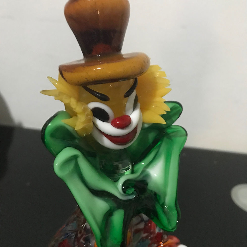 Miniatura: Coppia pagliacci Murano