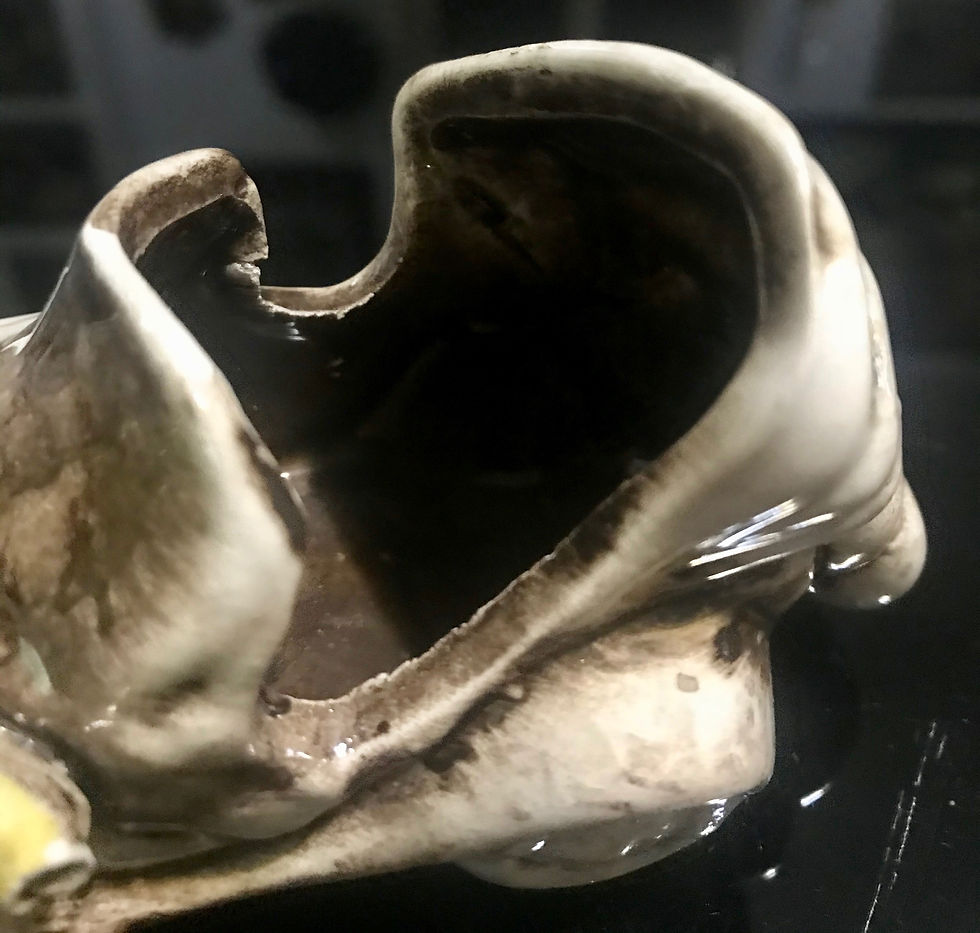 Miniatura: Scarpa vintage in ceramica di Capodimonte