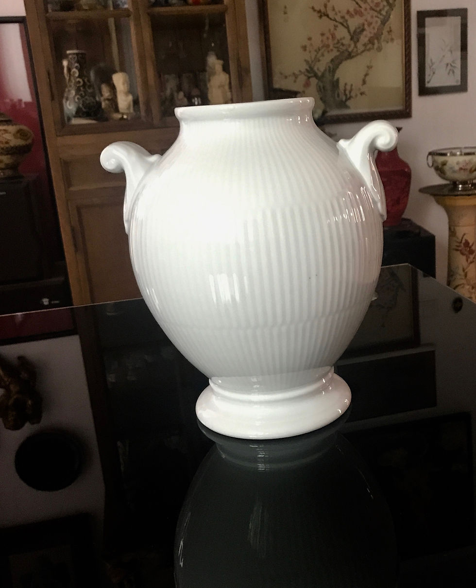 Miniatura: Vaso in ceramica tedesca HEINRHICH bianco