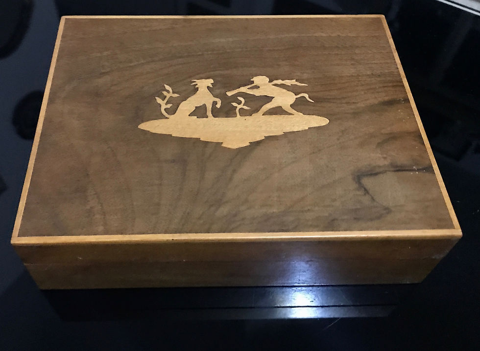 Miniatura: Portasigari in legno