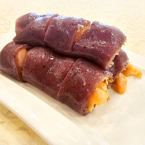 紫米脆皮蝦腸 Crispy Shrimp Purple Rice Noodle Roll