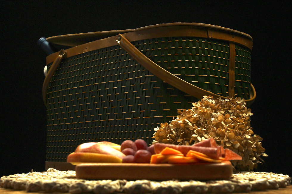 Thumbnail: Hawkins 1970's Era Picnic Basket