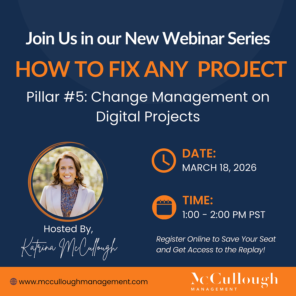 Change Management on Projects: What It Does Well and What It Can Do Better