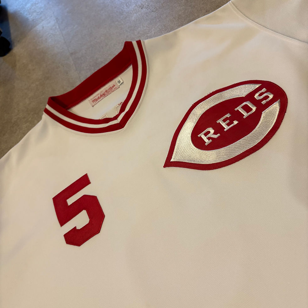 サムネイル： 【Mitchell & Ness】2XL  Cincinnati Reds ゲームシャツ