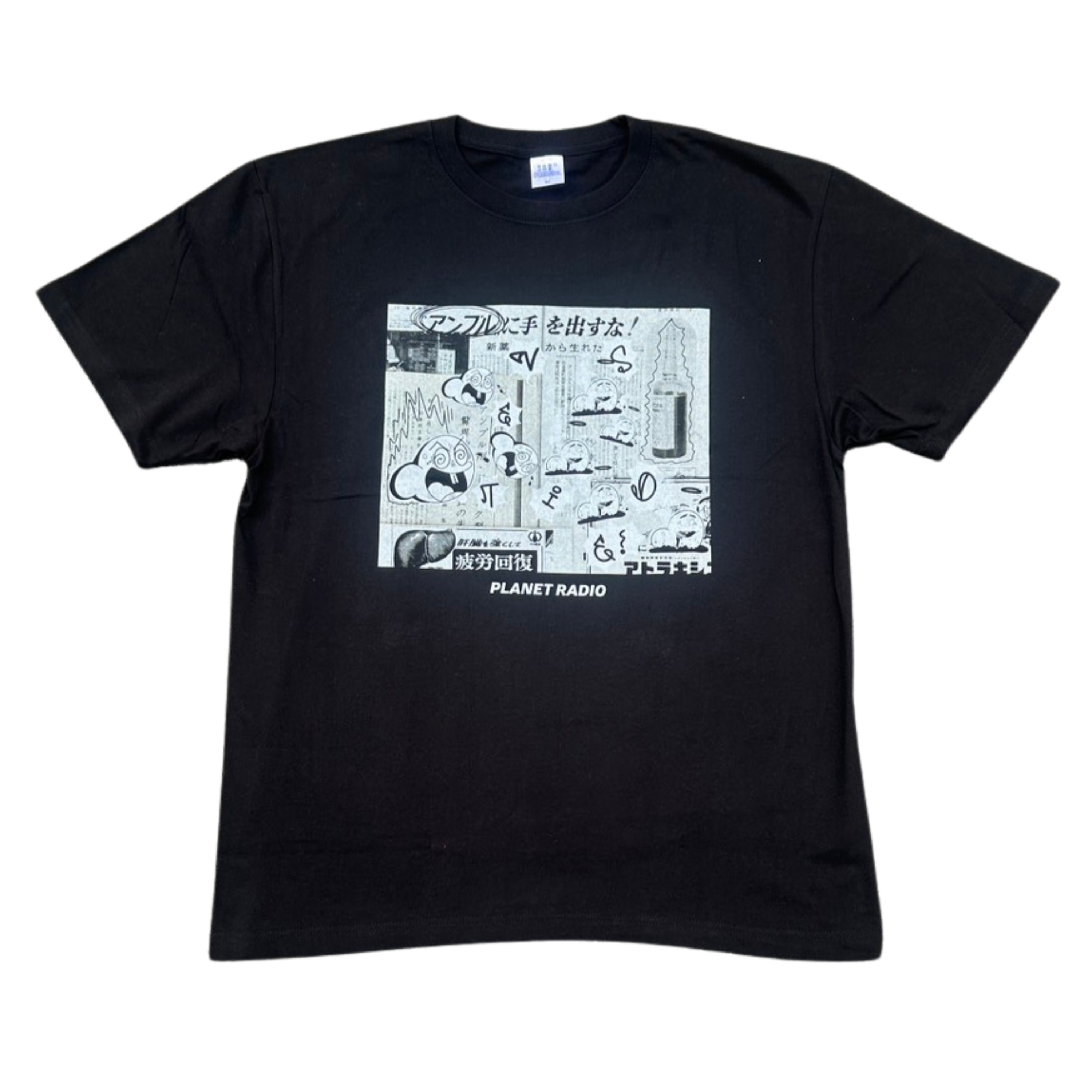 1RA crewneck sweat TEE BLACK
