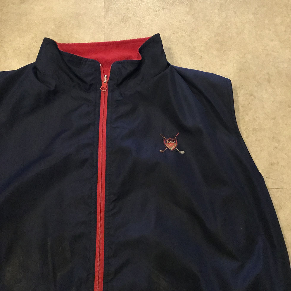 サムネイル： 【POLO GOLF】M ナイロンベスト