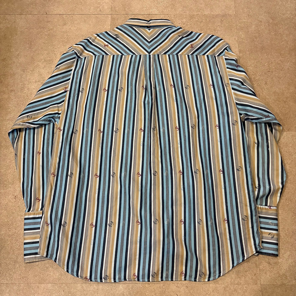 サムネイル： 【Phat Farm】3XL  長袖Stripe shirts  