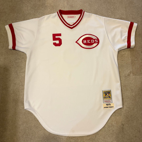Mitchell & Ness】2XL Cincinnati Reds ゲームシャツ | Net Side Store