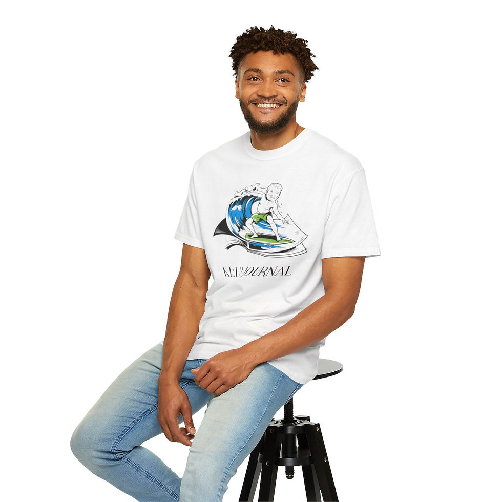 Thumbnail: Papa Hem Shred - Unisex Garment-Dyed T-shirt