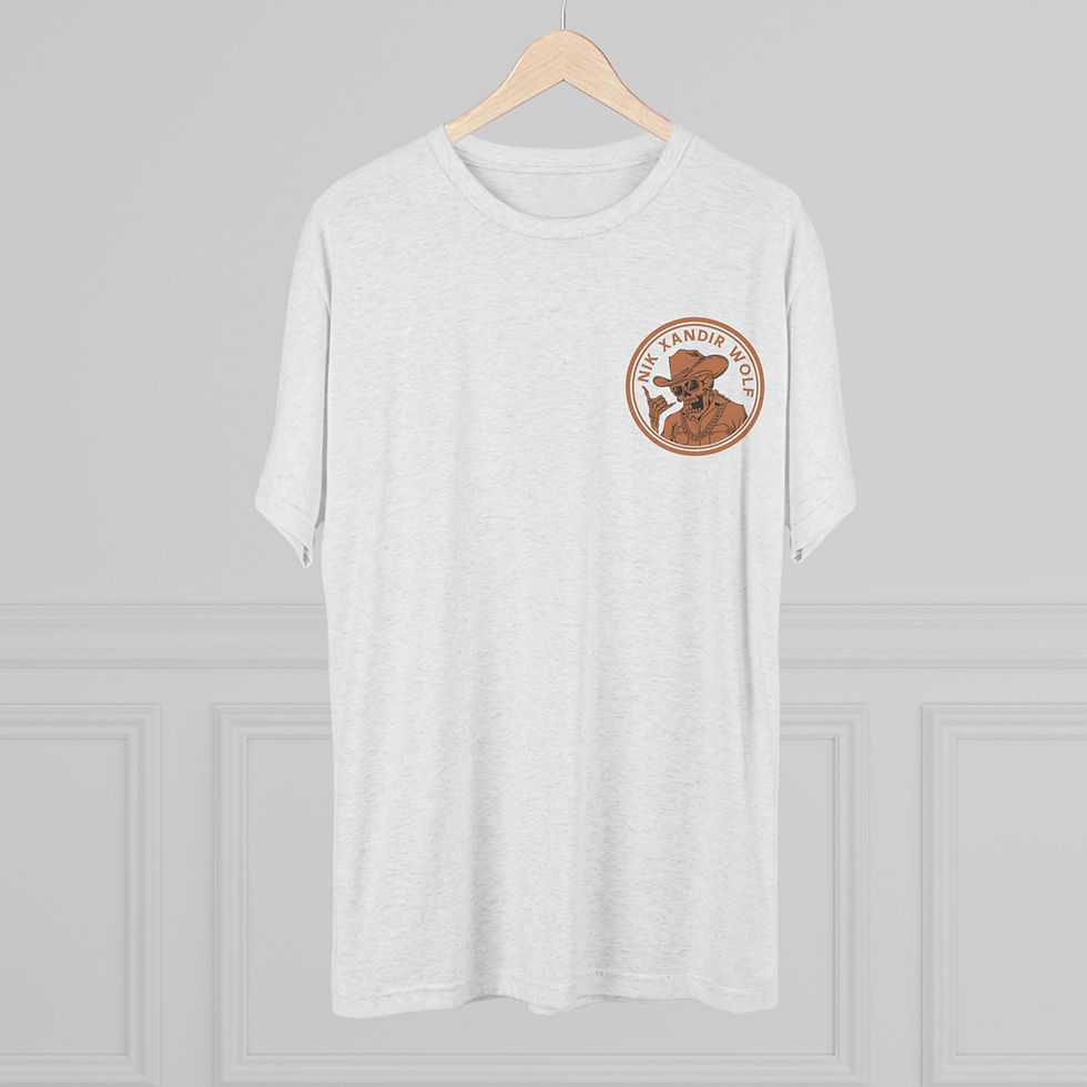 Thumbnail: Surfing Wolf Graphic Tee — "Nik Xandir Wolf" Beach Surfboard Shirt