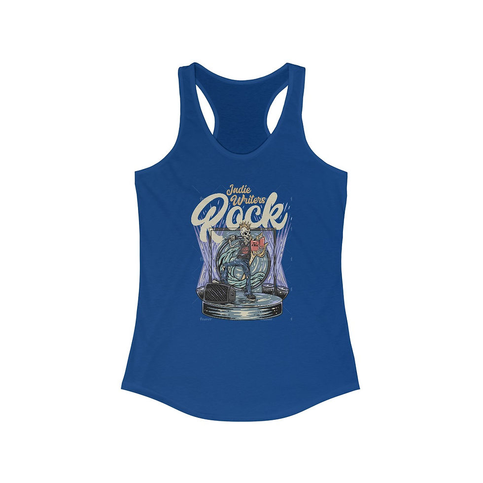 Thumbnail: Indie Writers Rock - Women's Ideal Racerback Tank