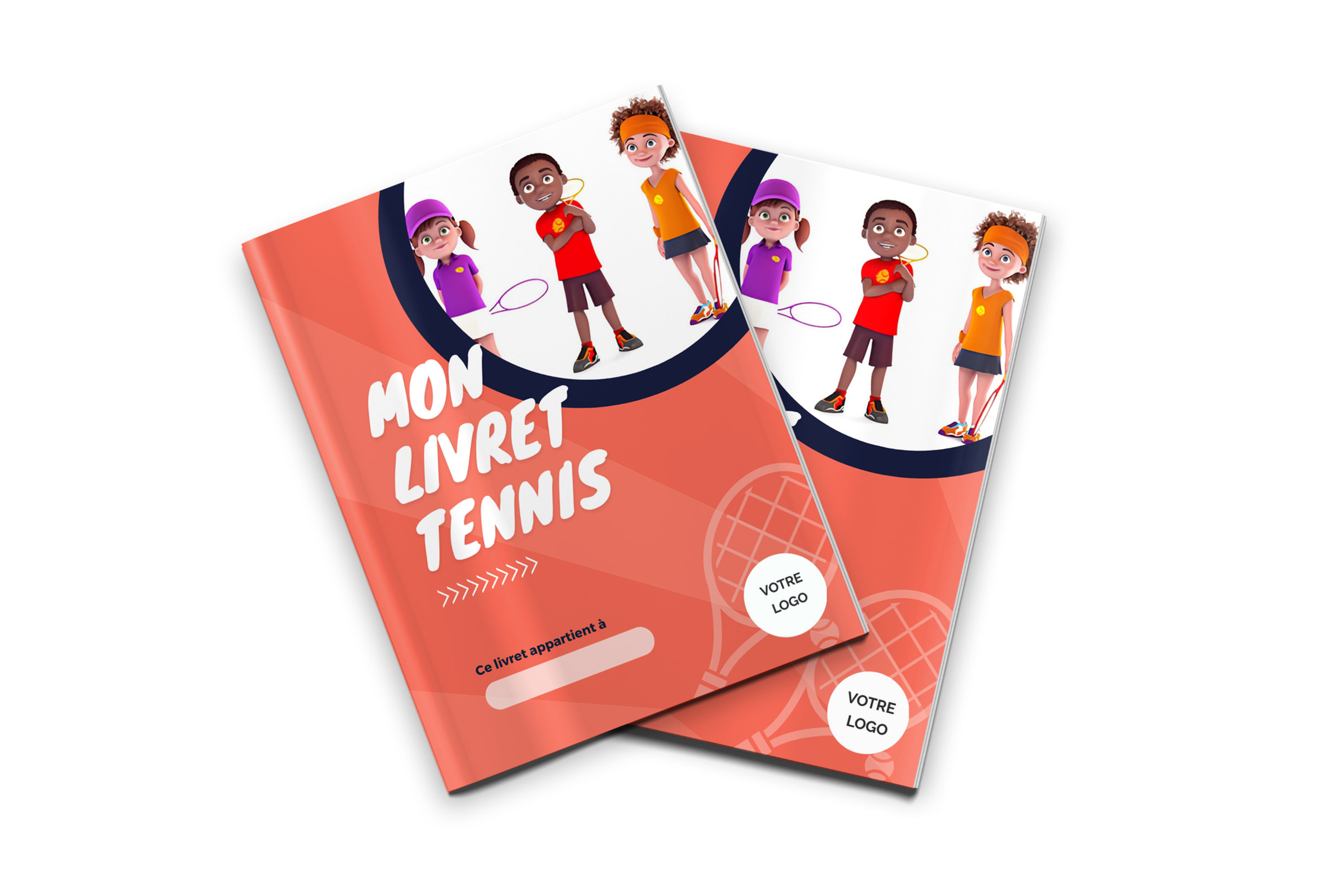 Lot de 100 Carnets Rouges