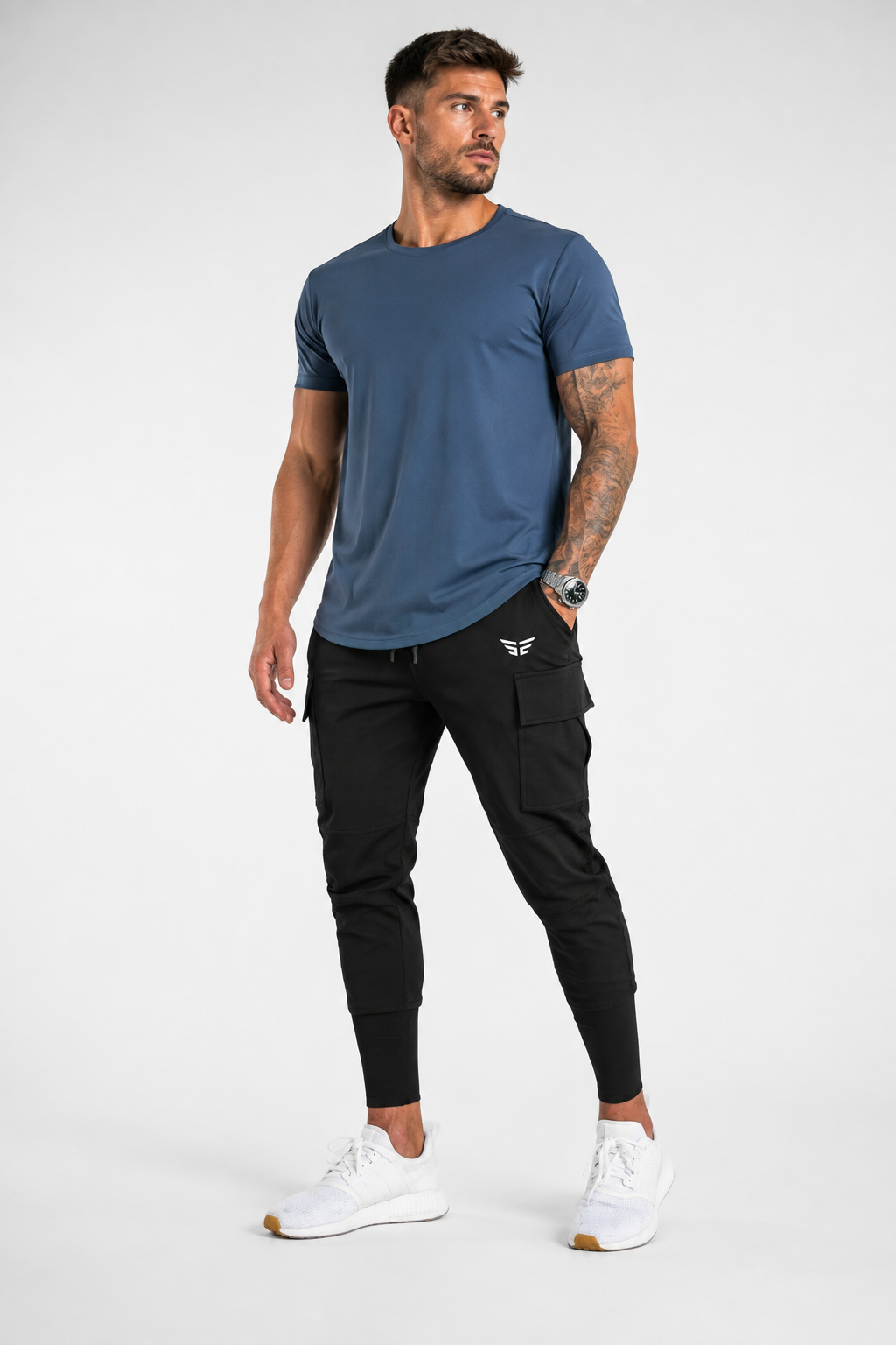 Fioboc Gym Joggers Men Weekend Performance Black Joggers Lightweight Jogger Swea