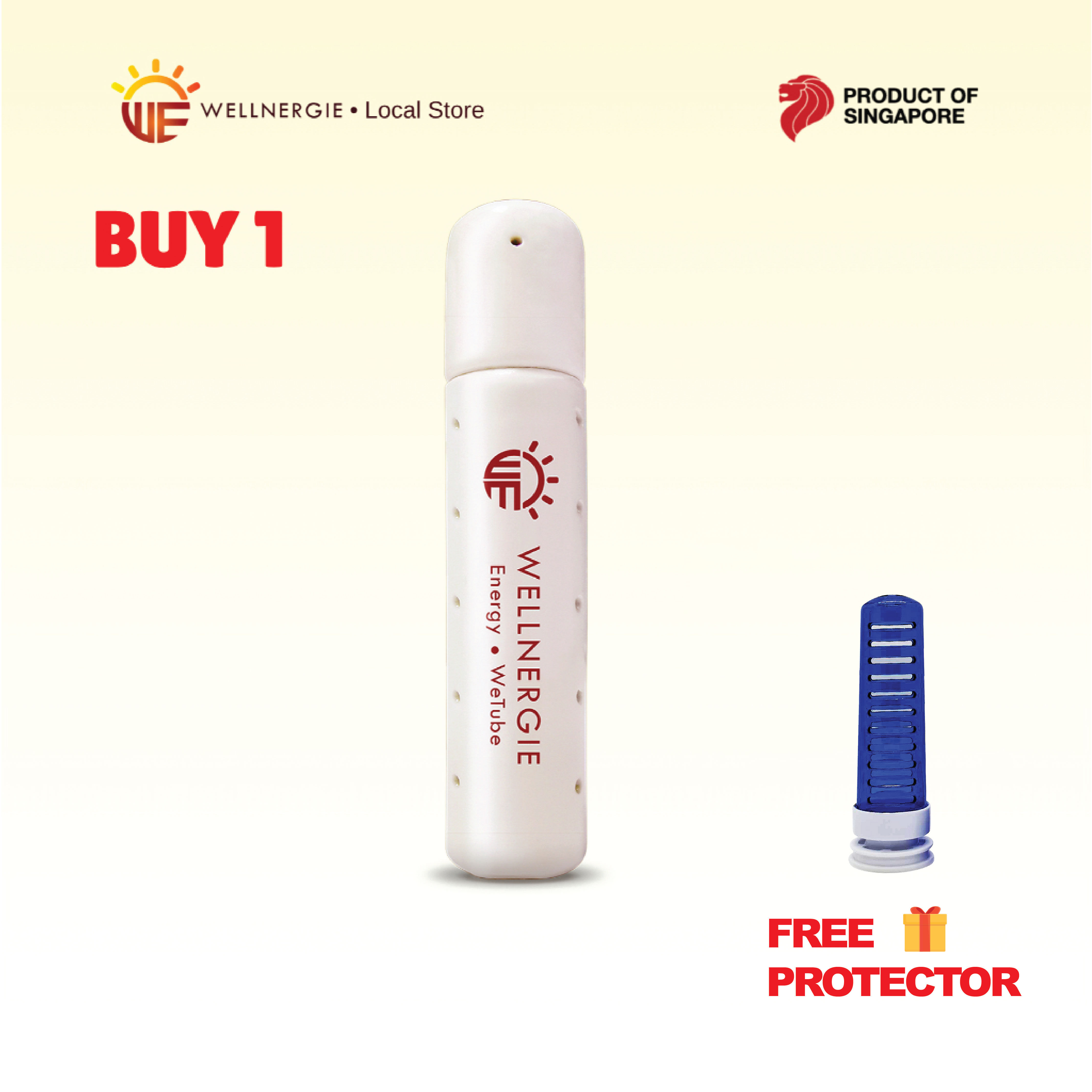 【1 WETUBE+Pro】WELLNERGIE Signature Wetube With Negative Ion Energy