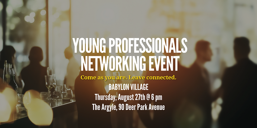 Young Professionals Networking Event