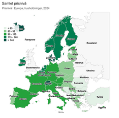 Stabil, de továbbra is magas árszínvonal jellemzi Norvégiát