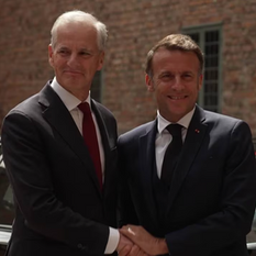 Emmanuel Macron hivatalos látogatása Norvégiában