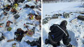 Rengeteg szemét a NATO-gyakorlat után